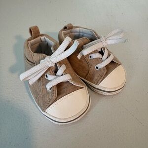 Carter's Boys' Tan and Brown First Shoes Baby Shoes